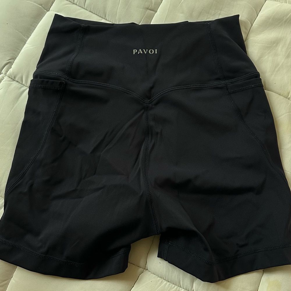 Dark blue biker shorts